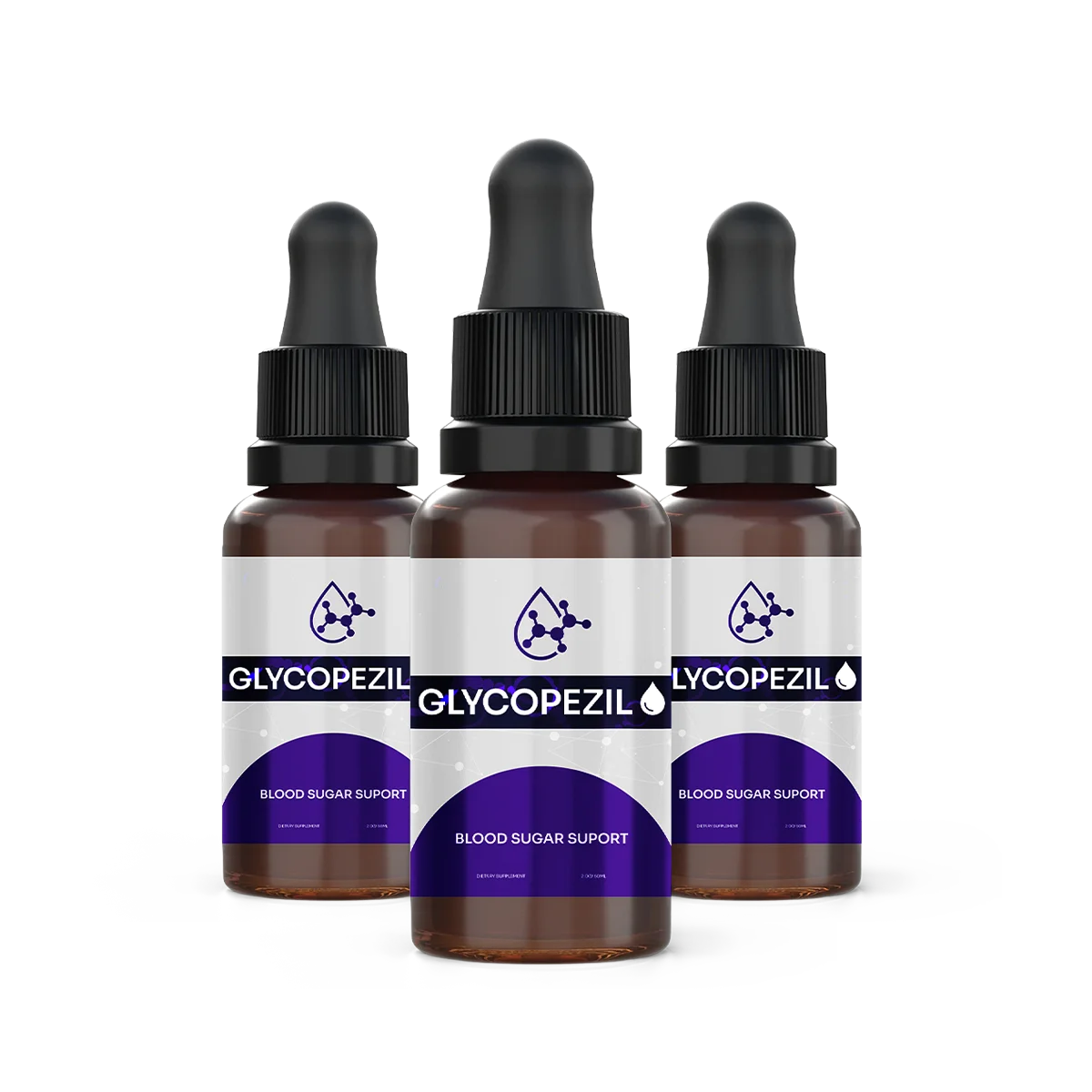 Glyco Pezil Blood Sugar Support — Front Label